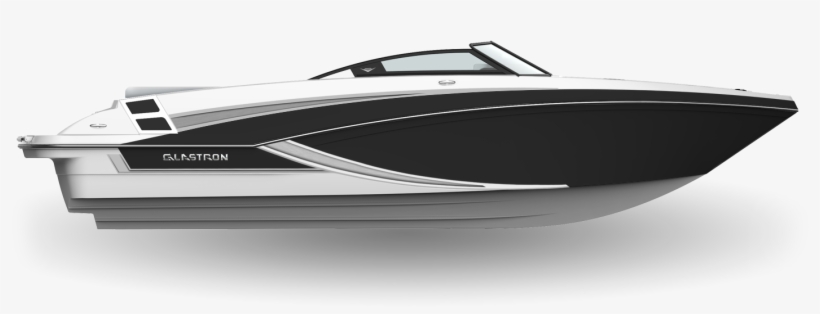 White W/jet Black - Glastron, transparent png #3786722