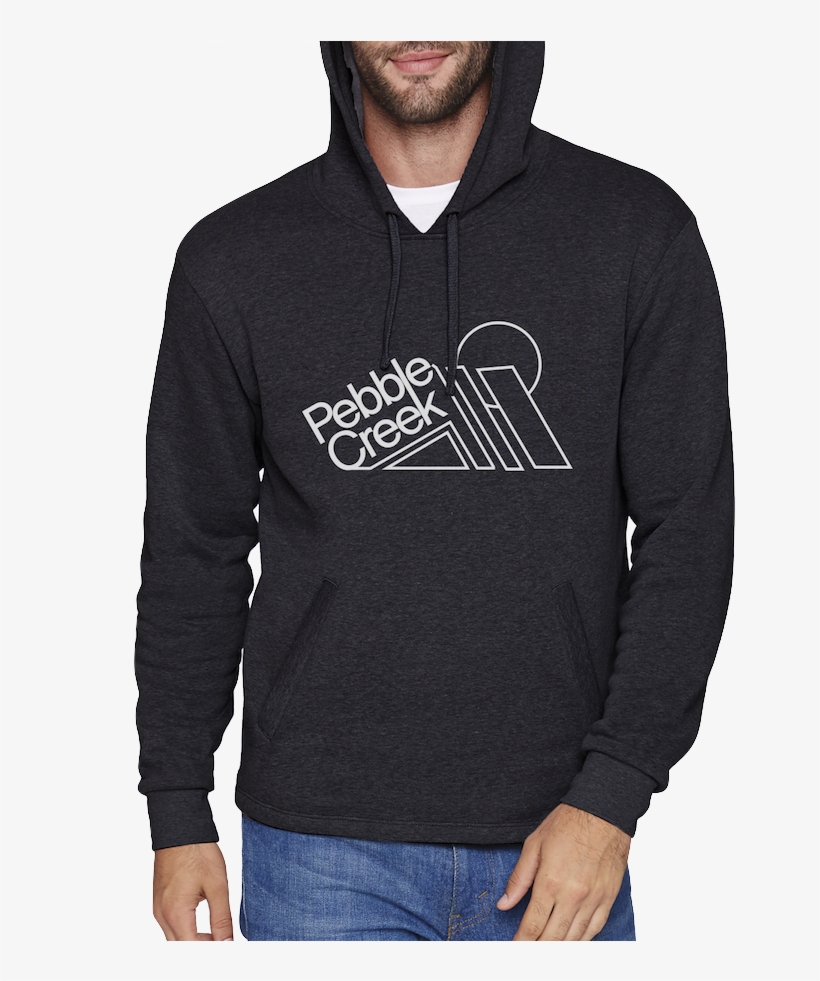 Black Pebble Hoodie - Next Level Adult Pch Pullover Hoody, transparent png #3786782