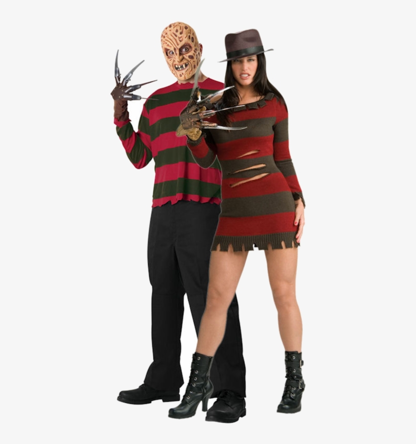 Adult Freddy & Sexy Miss Krueger Combination - Freddy Krueger Woman Cos...