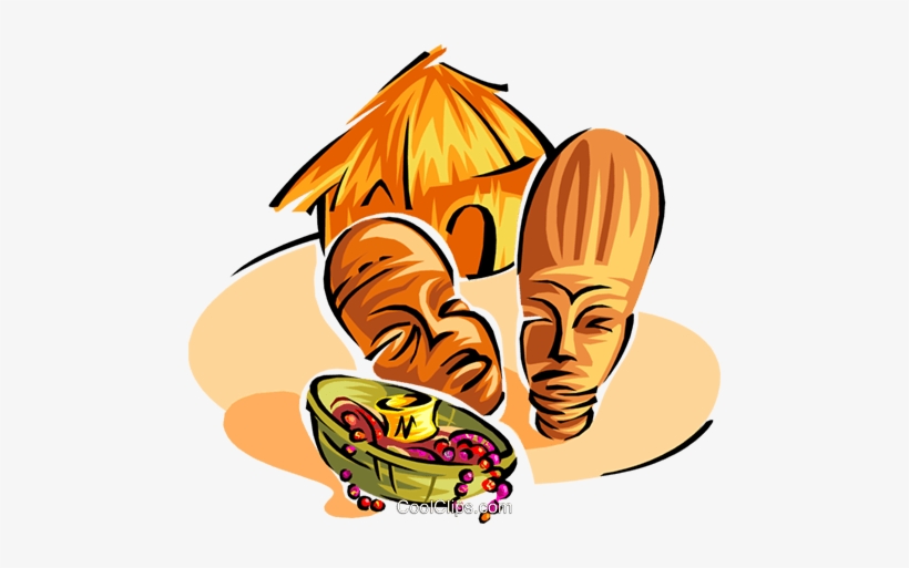 Native African Symbols Two Royalty Free Vector Clip - Simbolo Africano Png, transparent png #3787257