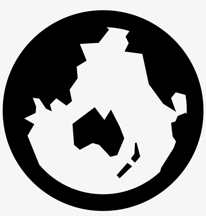 The Icon Is A Simplified Depiction Of The Planet Earth, - Portable Network Graphics, transparent png #3787548