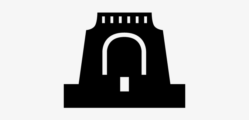 Voortrekker Monument Of South Africa Vector - South Africa Monuments Outline, transparent png #3787622