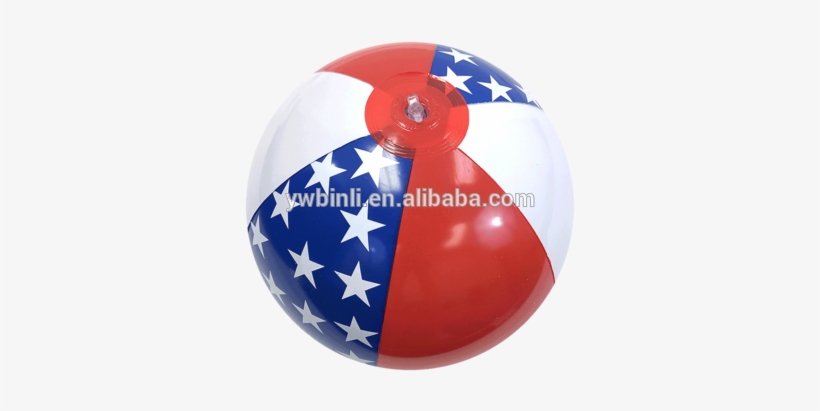 White Blue And Red Color American Flag Beach Balls - American Flag Beach Ball, transparent png #3787650