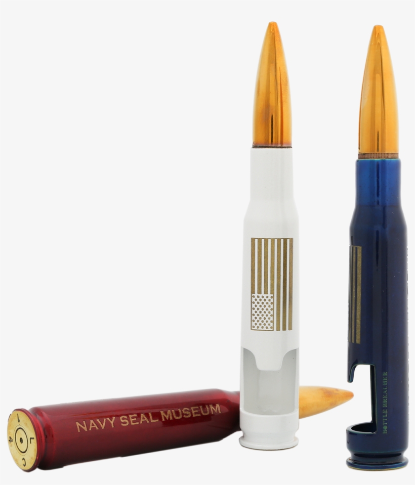 Navy Seal Museum's "american Flag" 50 Cal Bottle Breacher - Bullet, transparent png #3787916