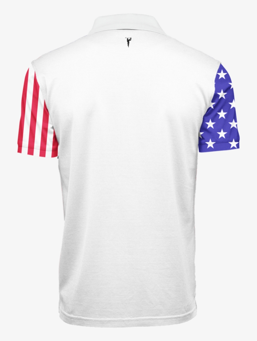 American Flag Men's Golf Shirt - Golf, transparent png #3788064