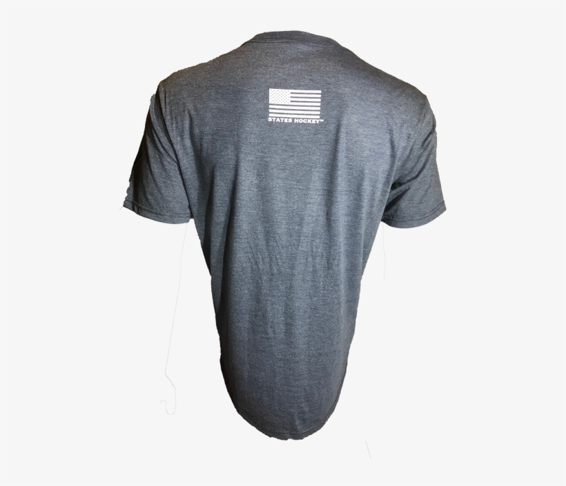 Az States Hockey™ Logo W/ White American Flag On Back - Sweater, transparent png #3788108