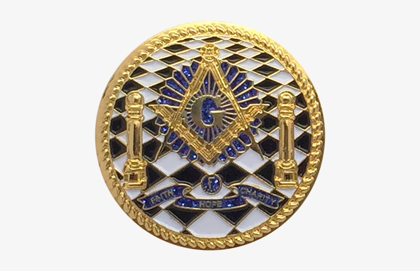 Masonic Freemason Seal Lapel Pin - Alt Attribute, transparent png #3788145