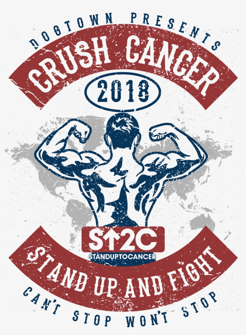 Crush Cancer - Dogtown Crossfit, transparent png #3788293