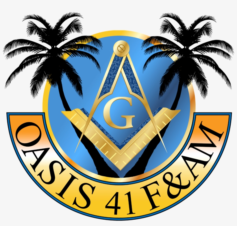 Oasis Lodge - Mason Round Car Magnet, transparent png #3788297