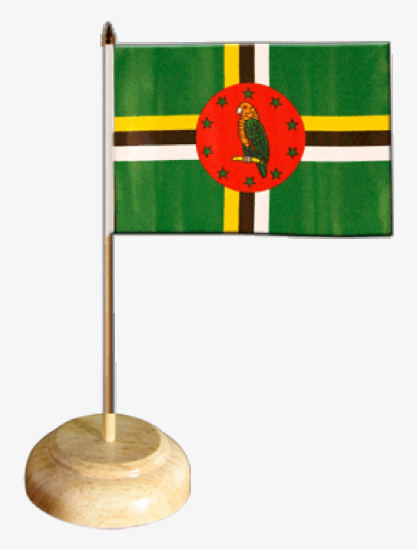 Dominica Table Flag - Bandera De Mancomunidad De Dominica, transparent png #3788338