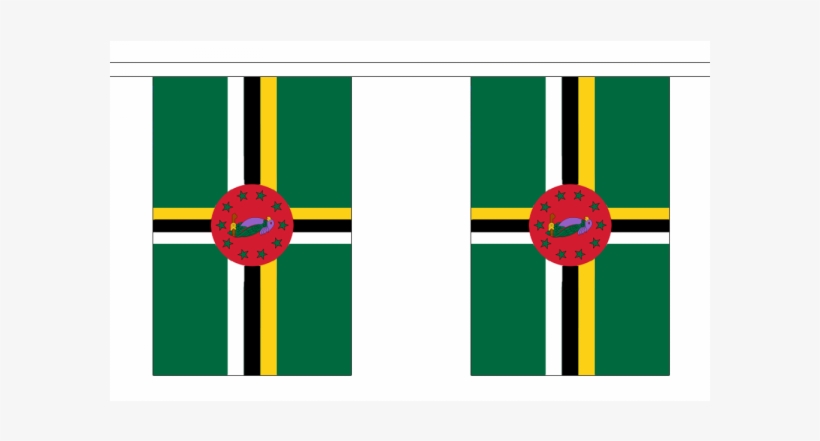 Dominica Flag Bunting - Dominica World Country National Flag Rectangle Refrigerator, transparent png #3788372