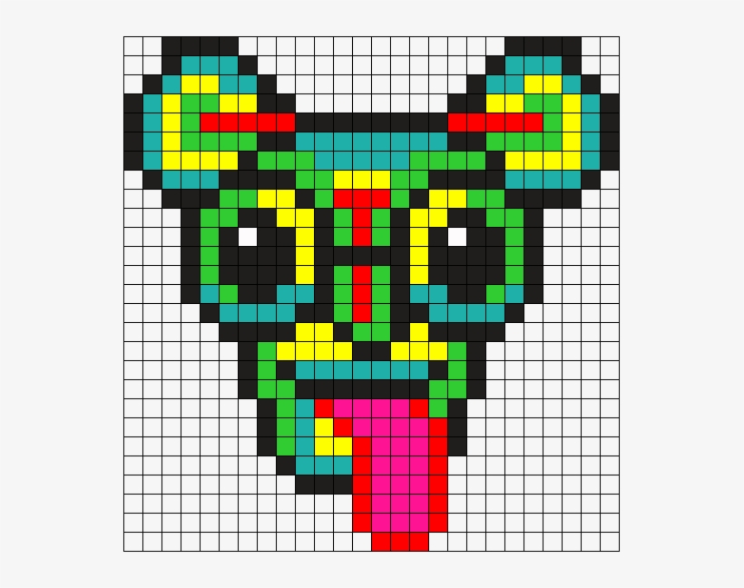 Cool Koala Perler Bead Pattern / Bead Sprite - Cool Perler Beads Pattern, transparent png #3788396