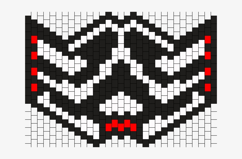 Cool Kandi Mask Bead Pattern - Mask, transparent png #3788606