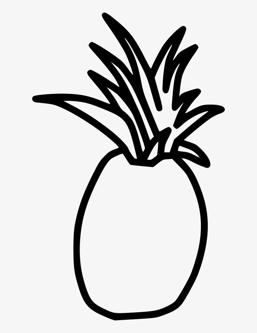 Pineapple Comments - Doodle Pineapple Png, transparent png #3789216