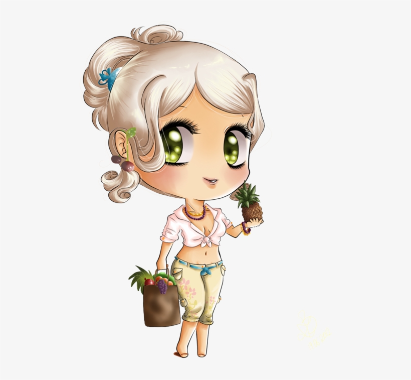 Pineapple By Suesanne On Deviantart Food Drawing, Drawing - Cartoon, transparent png #3789388