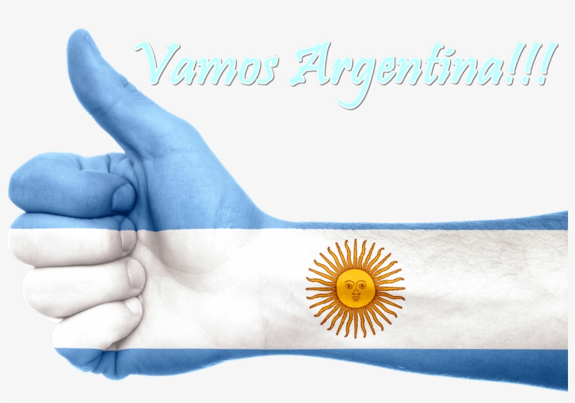 Pulgar De Mano Hacia Arriba Pintado De Los Colores - Argentinian Spanish, transparent png #3789598