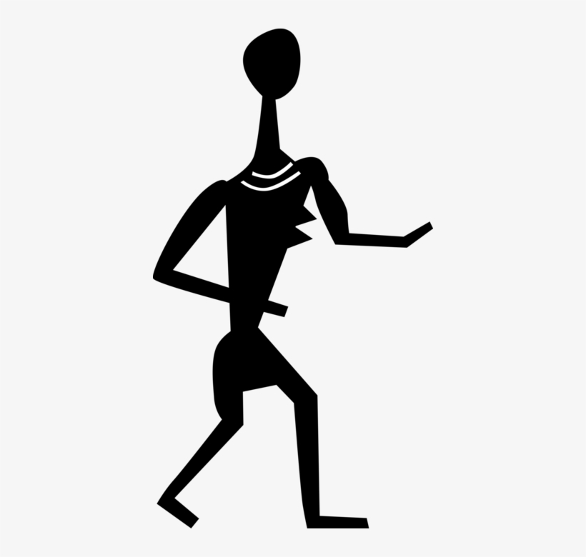 Vector Illustration Of Traditional African Tribal Woman, transparent png #3789869