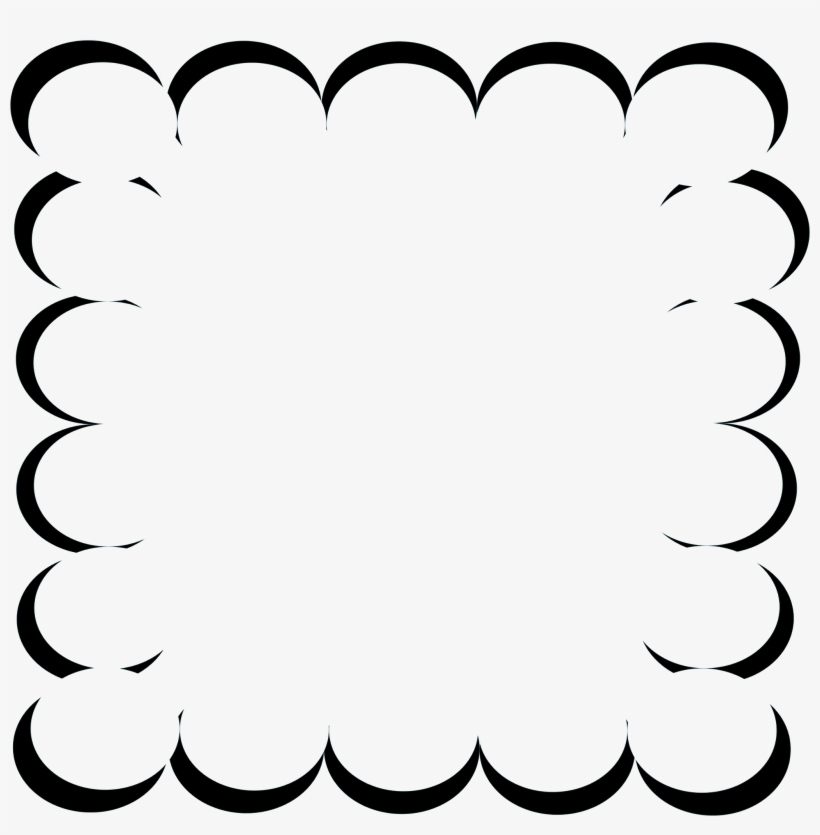 Scalloped Whisp Frame Scrapgraphicsdotcom - Circle, transparent png #3789936