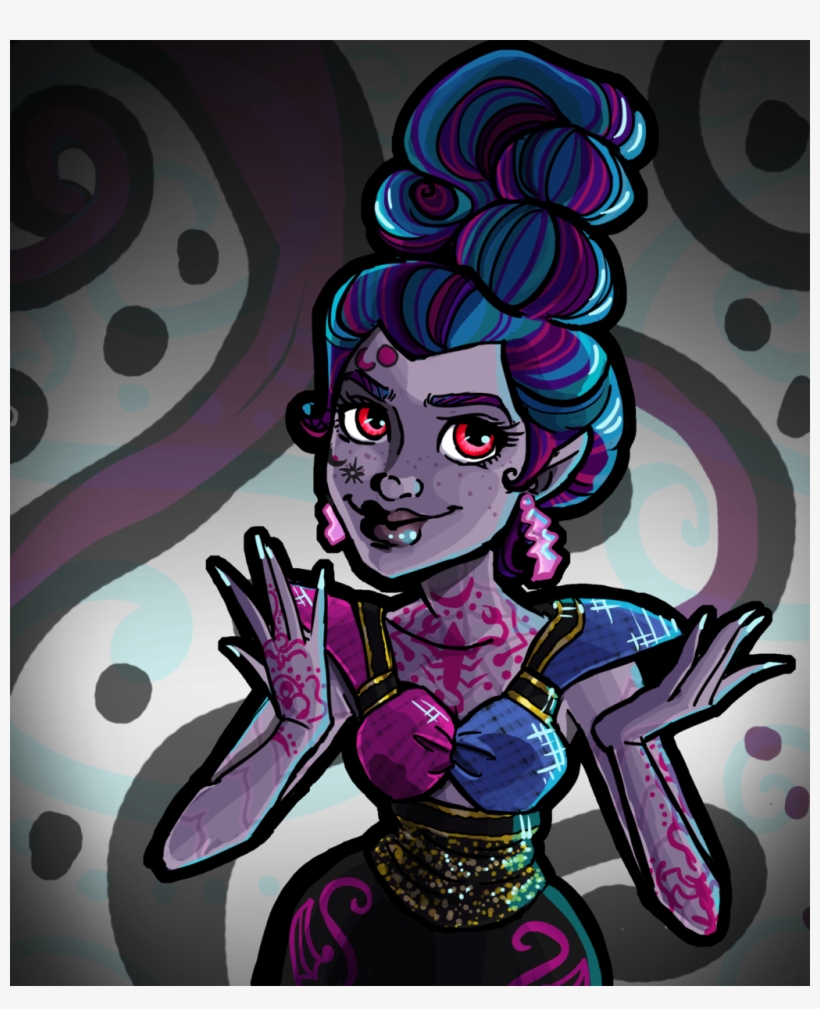 Whisp Grant By Tristastrange01 - Djinni Monster High Art, transparent png #3790020