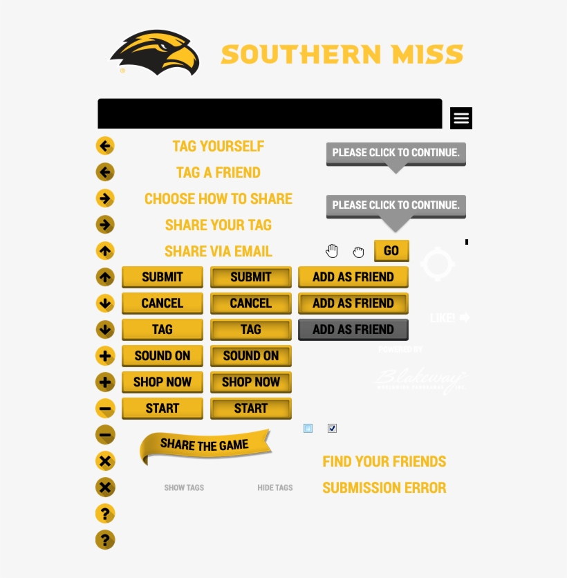 Southern Mississippi Golden Eagles Short Glass Tumbler, transparent png #3790495