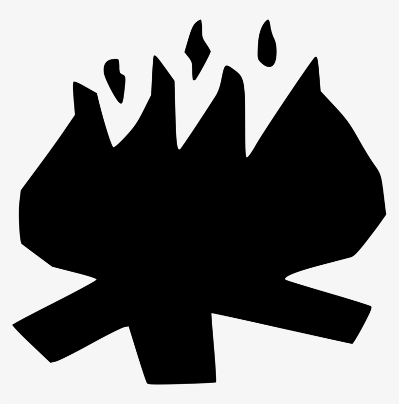 Campfire Camping Campsite Bonfire - Campfire, transparent png #3790764