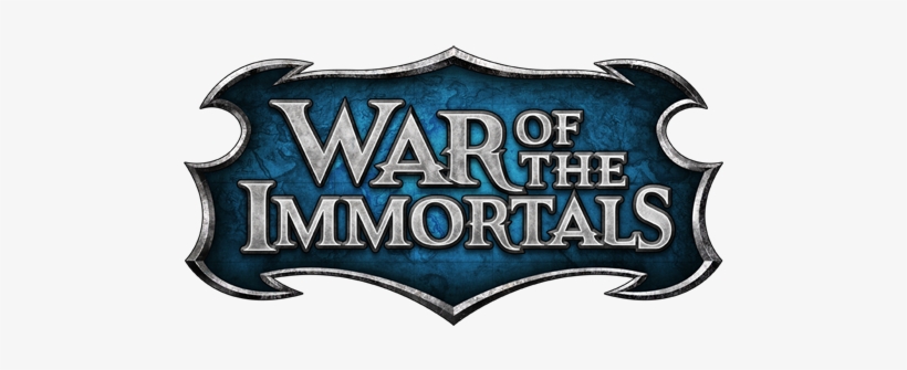 War Of The Immortals Logo, transparent png #3790845