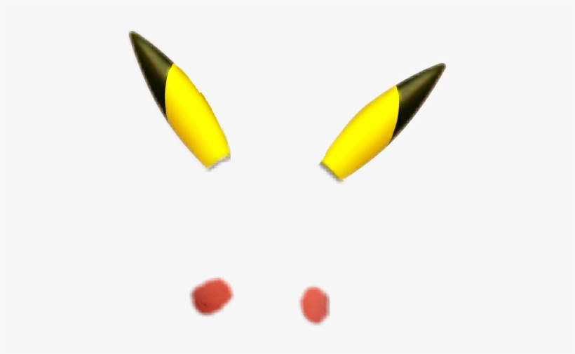 Pokemon Pikachu Efeitos Snapchat - Snapchat Pikachu Filter Png, transparent png #3790872