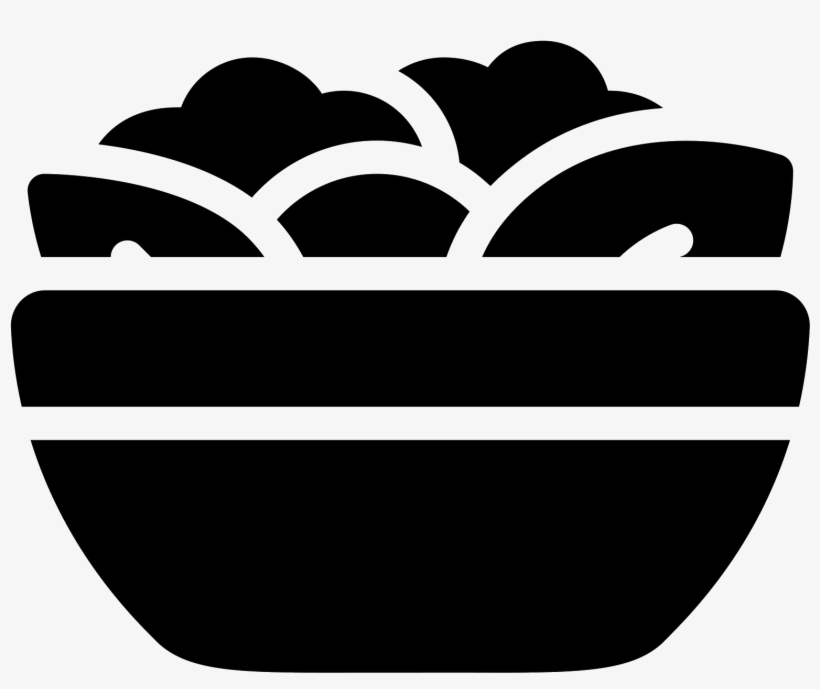 Salad Icon Png - Salad Png Black, transparent png #3790990