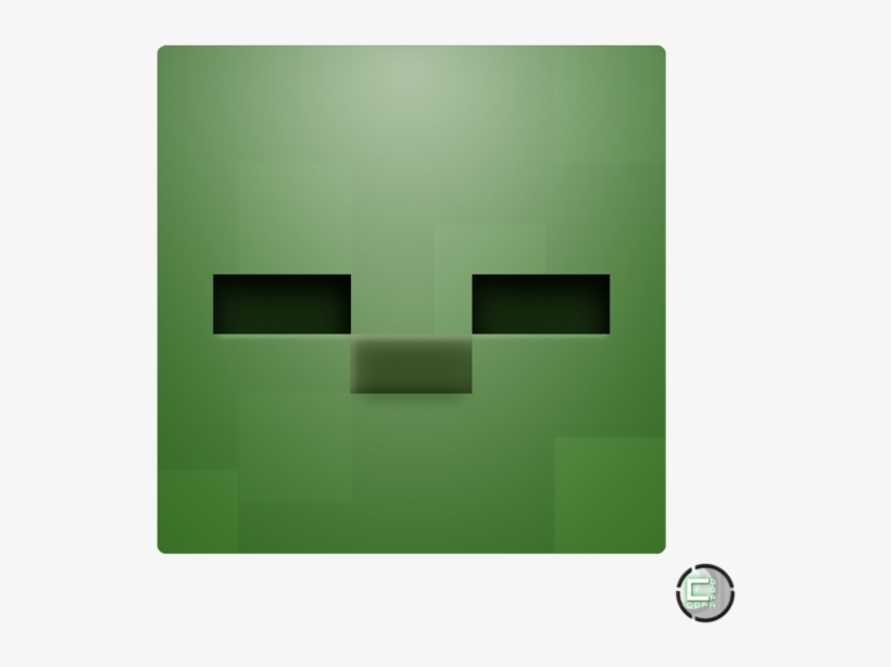 Minecraft Zombie - Minecraft Zombie Head Icon, transparent png #3791145