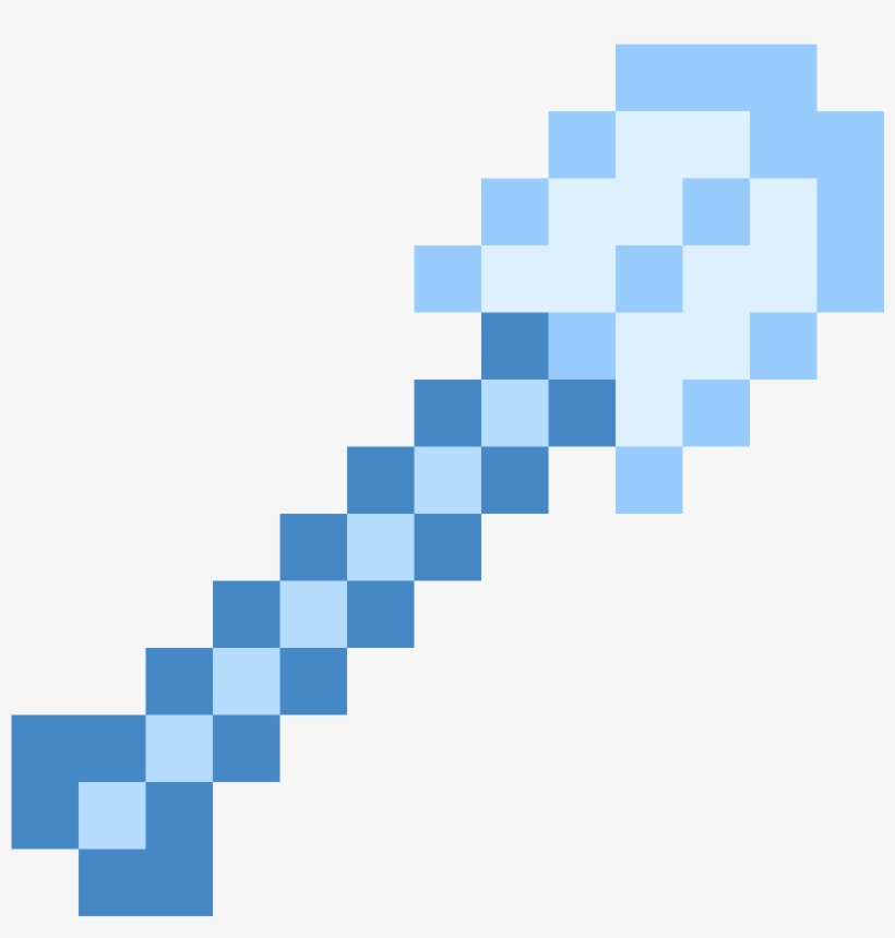 Minecraft Shovel Icon Espada De Diamante Png Free Transparent