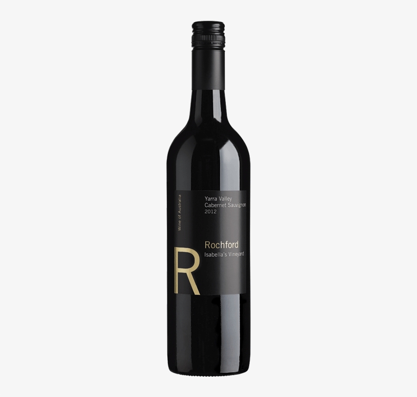 Rochford R Isabella's Vineyard Cabernet Sauvignon 2012 - Glass Bottle, transparent png #3791463