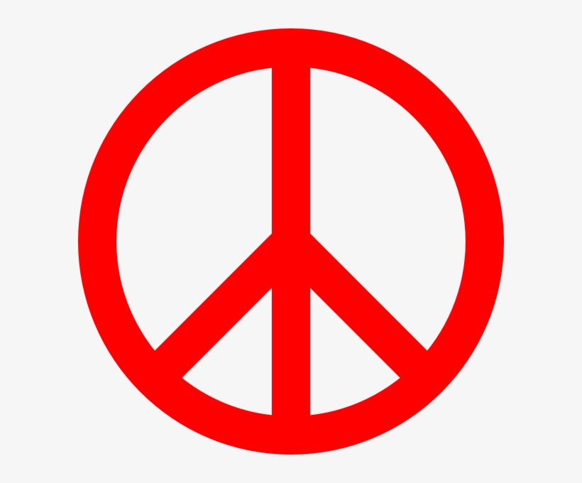 Small Red Heart Png - Red Peace Sign Png, transparent png #3791631