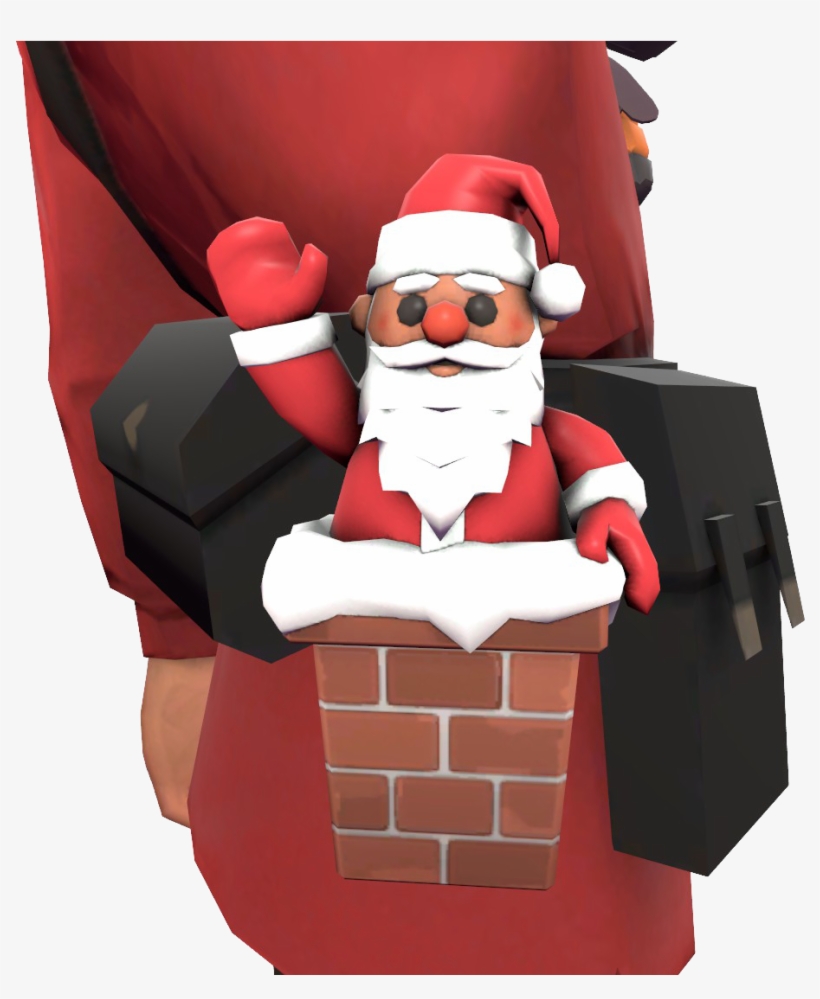 Soldier Pocket Santa - Tf2 Pocket Santa, transparent png #3791695