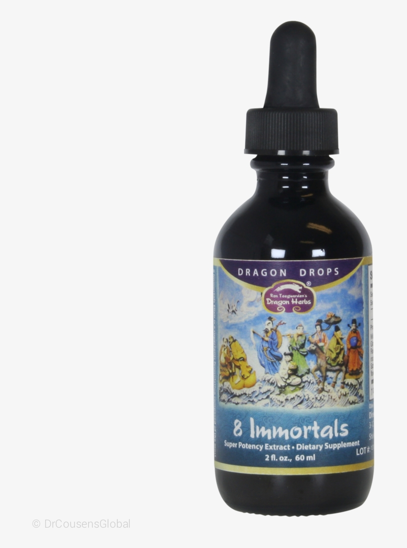 8 Immortals, 2 Fl - Dragon Herbs - 8 Immortals Drops - 2 Oz., transparent png #3792869