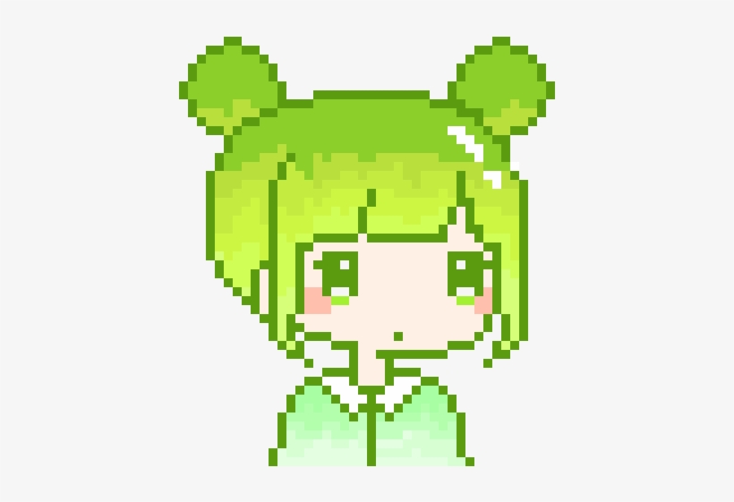 Kawaii Girl - Kawaii Pixel Art Png, transparent png #3792984
