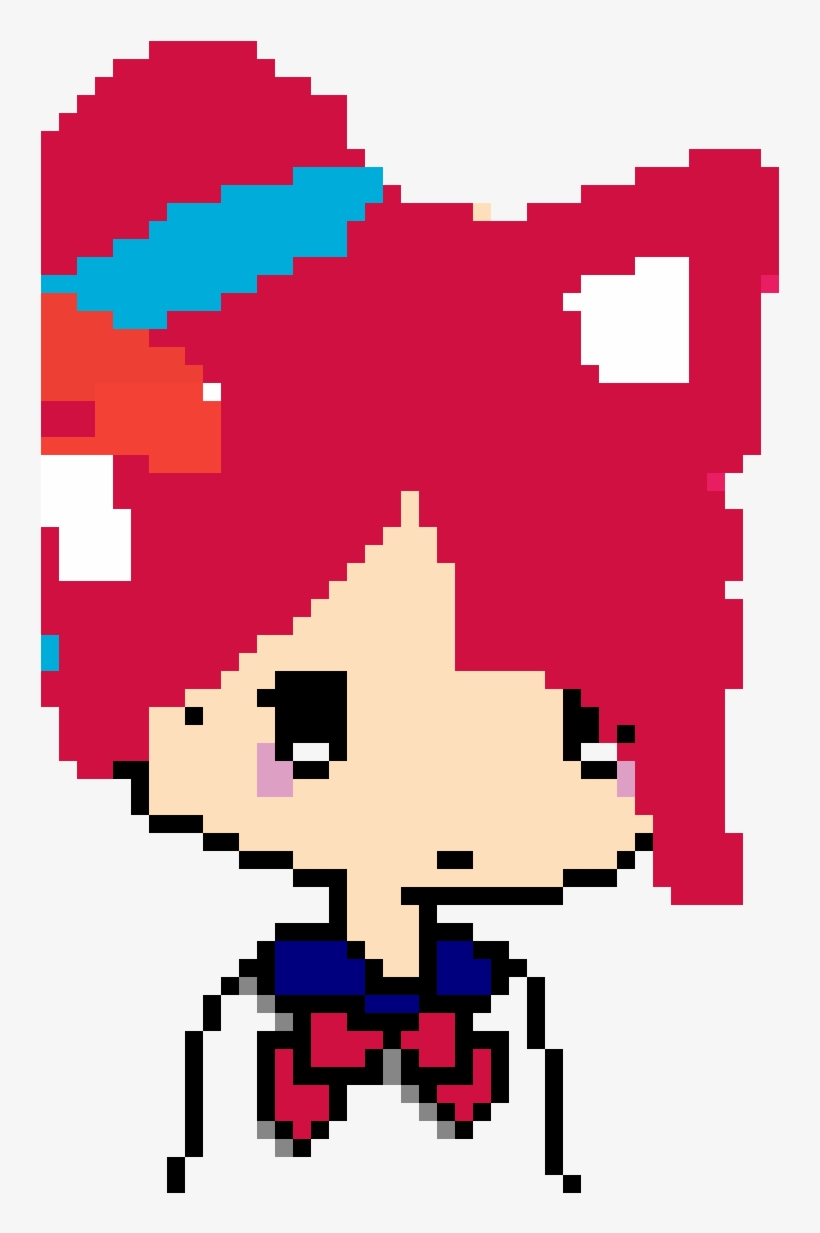 Kawaii Girl - Pixel Art, transparent png #3793099