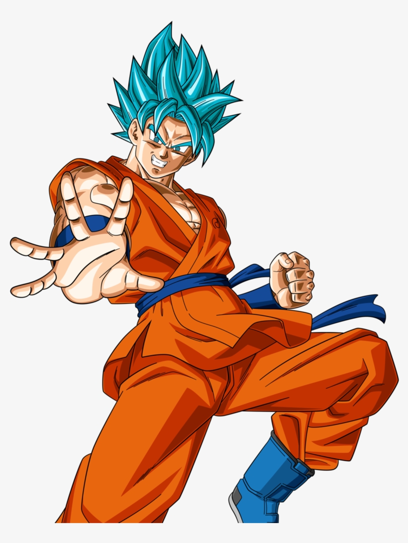 Goku Super Saiyan Blue PNG Image