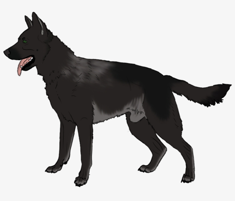 Black Dog Animal Transparent Png Image Pngriver Free - Black German Shepherd Animated, transparent png #3793267