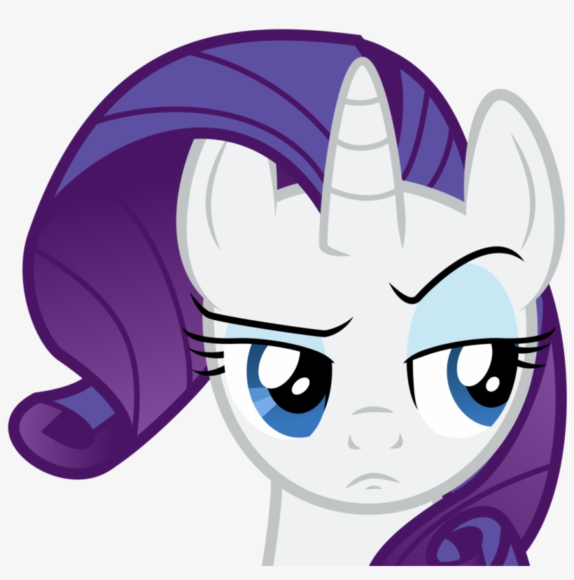 Absurd Res, Artist - Mlp Rarity Face Vector, transparent png #3793552