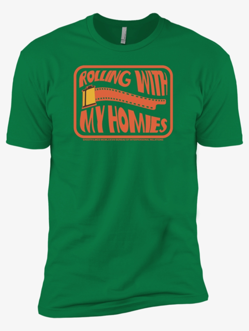 Rolling With My Homies Premium Short Sleeve T-shirt - La Dodgers Mexico Shirt, transparent png #3793614