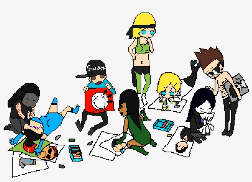 Some Of My Mortal Kombat Homies - Avengers Cute Draw, transparent png #3793695