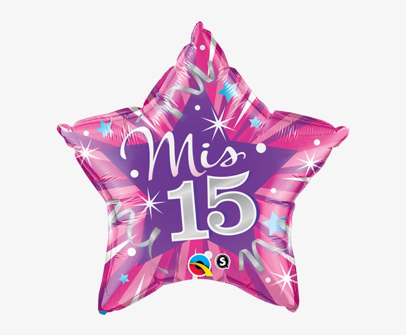 Globo Mis 15 Hot Pink - 15 Años, transparent png #3793758