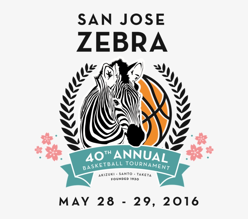 Tournament Logo - Zebra Vinyl Sticker Select Size, transparent png #3793792