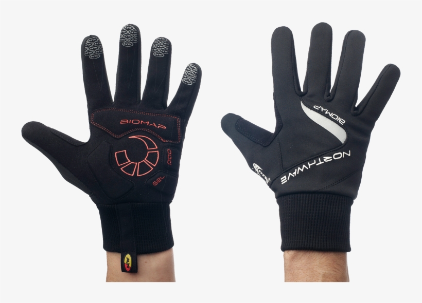 Northwave 2016 Power Gloves Black - Northwave 2016 Power Full Finger Cycling Gloves (black, transparent png #3793869