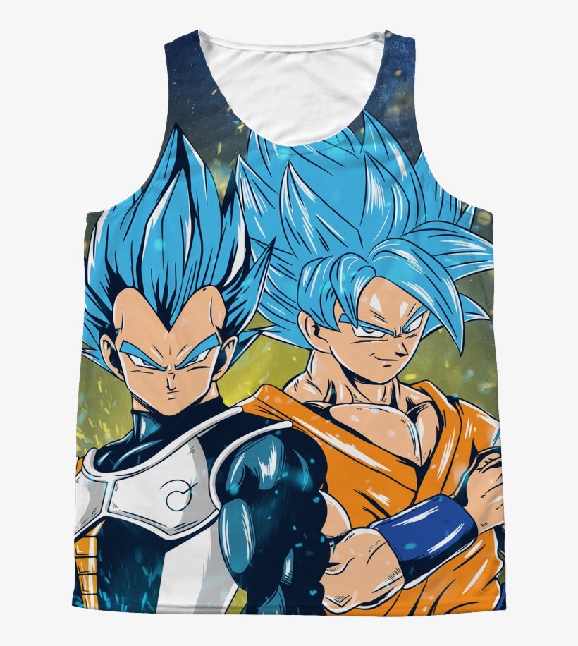 Goku & Vegeta Ssj Blue Smile - Super Saiyan Blue Smiling, transparent png #3794061