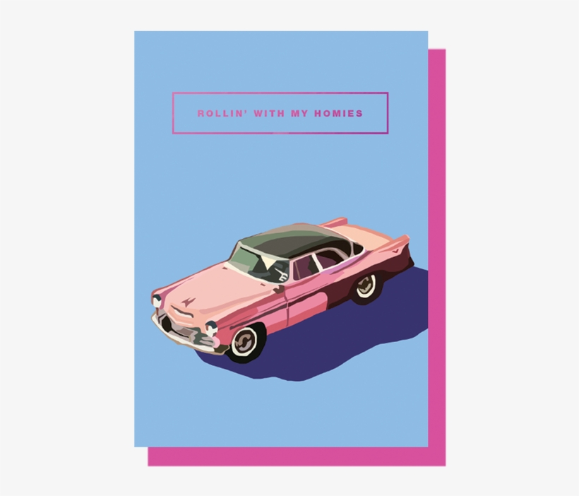 'rollin' With My Homies' - Antique Car, transparent png #3794178