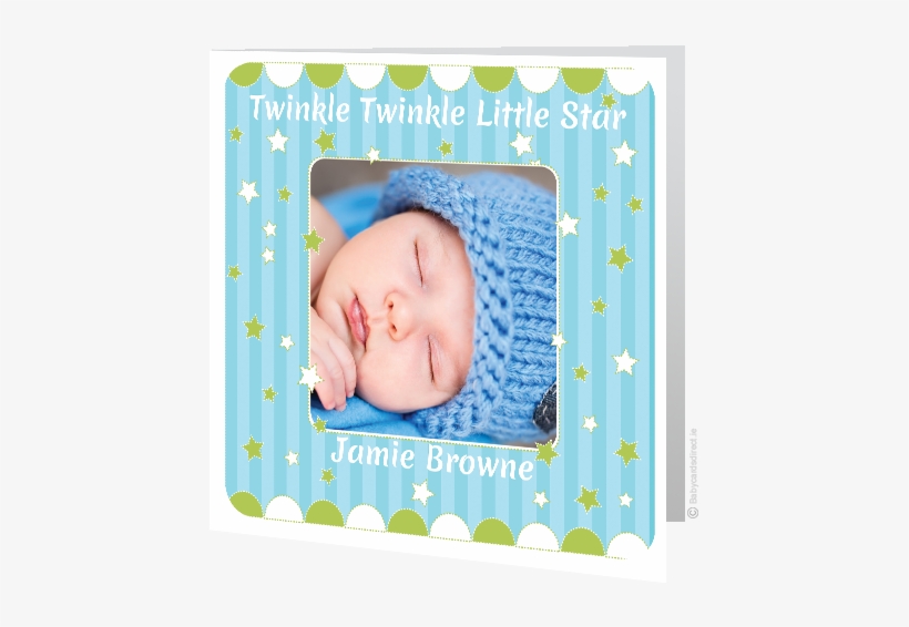 Twinkle Twinkle Little Star - Charming Black Photo Card, transparent png #3794554