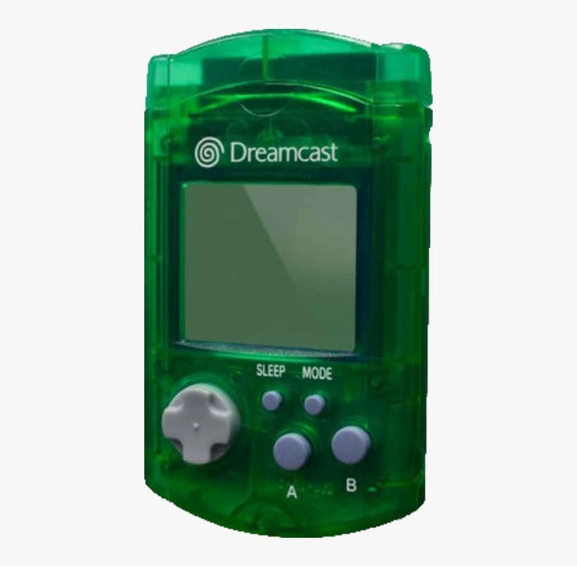 Sega Dreamcast Vmu Virtual Memory Unit [green] - Sega Dreamcast Green Visual Memory Unit Vmu, transparent png #3795128