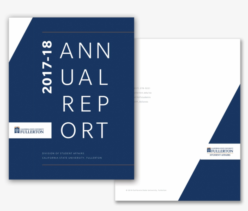 Csuf Student Affairs Annual Report - Book Cover, transparent png #3795464