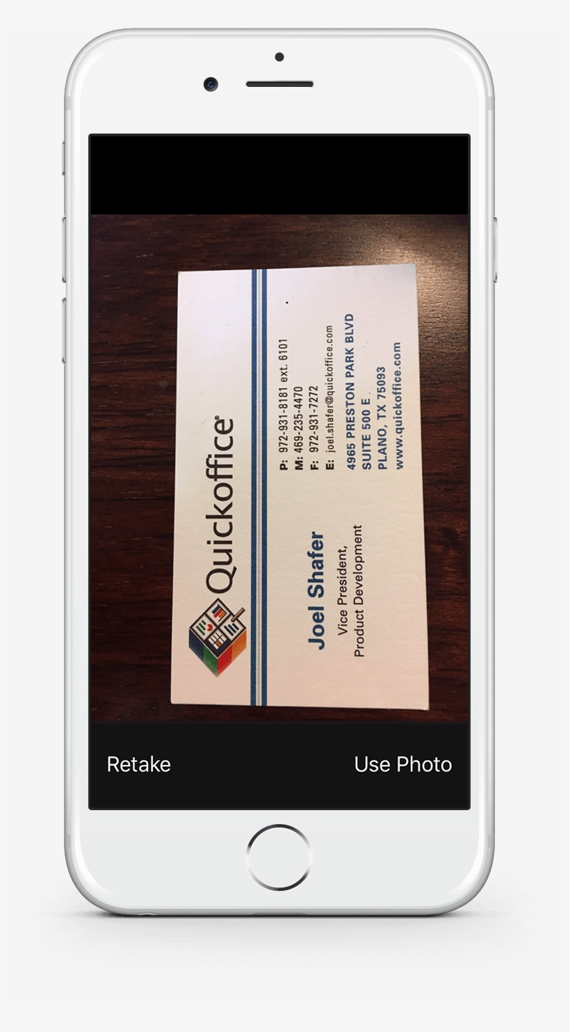 Convert Business Cards Into Outlook Contacts - Iphone, transparent png #3795856